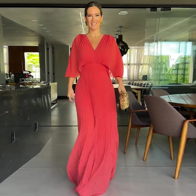 Elysian Pleats Gown