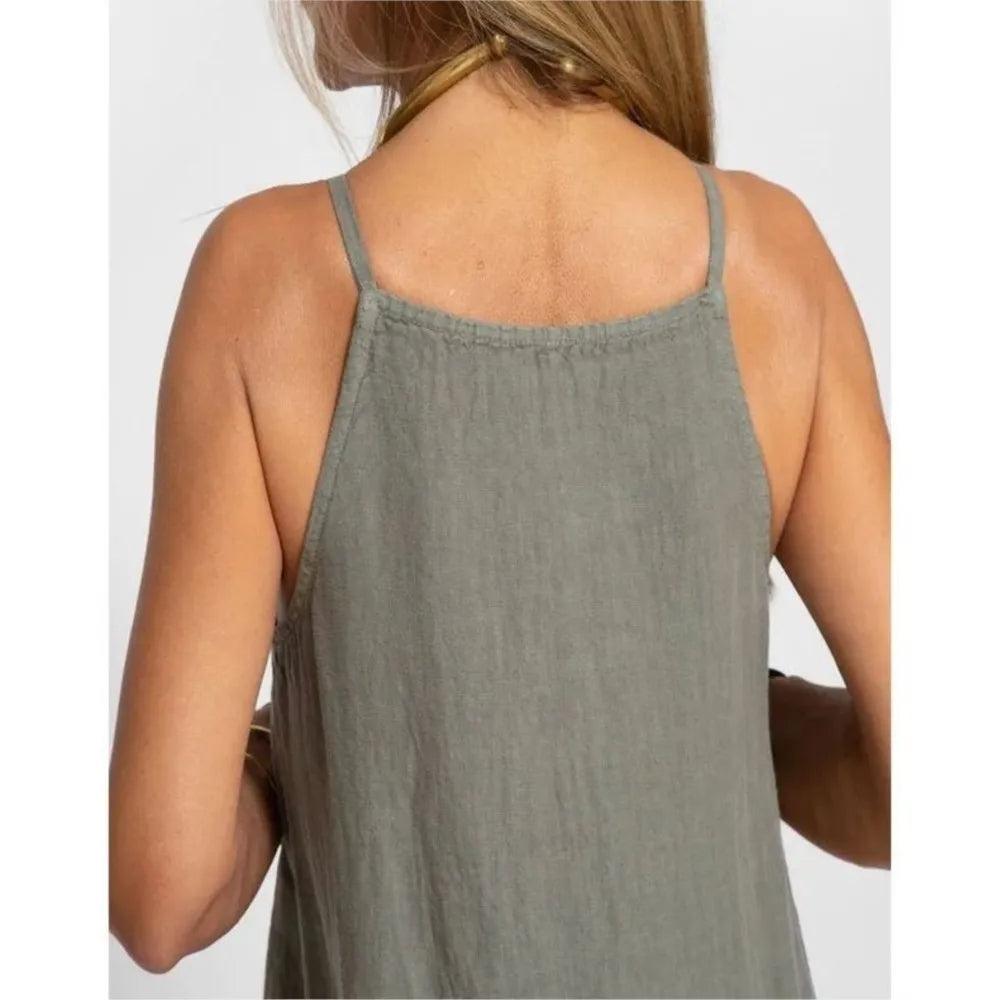 Santorini Breeze – Boho Cotton Maxi Dress