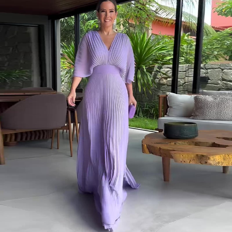 Elysian Pleats Gown