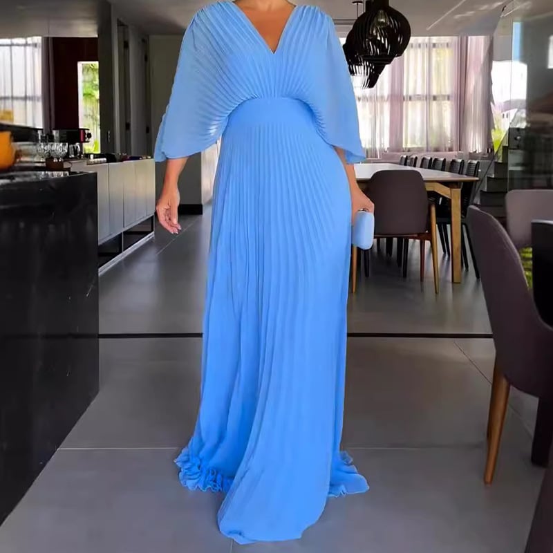 Elysian Pleats Gown