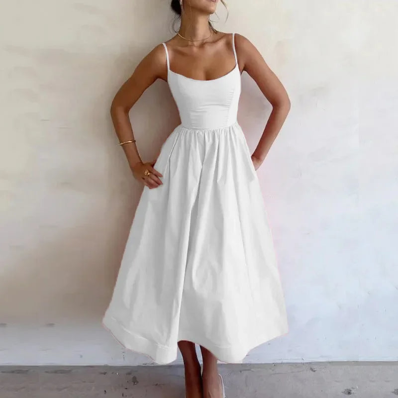 Isola Strap Midi Dress