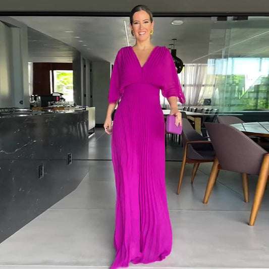 Elysian Pleats Gown