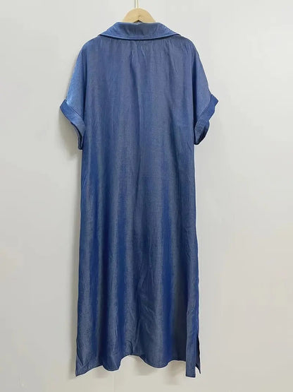 ARLÈNE – VESTIDO CAMISOL DE VERANO CON BOLSILLOS