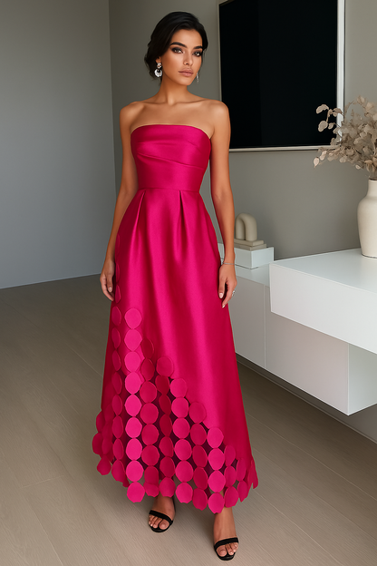 VESTIDO CÉLIA – SATÉN LUNARES