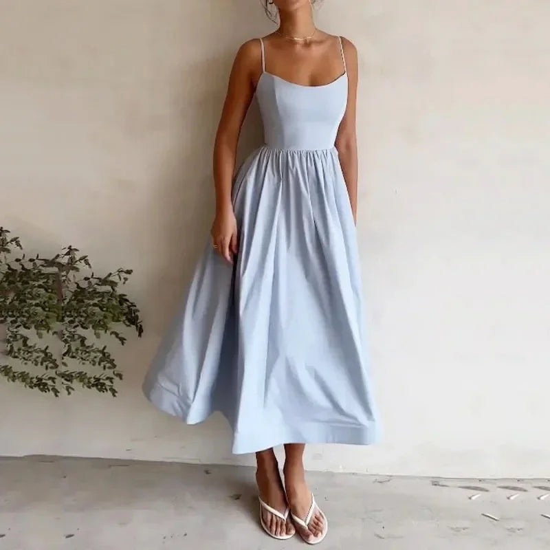Isola Strap Midi Dress
